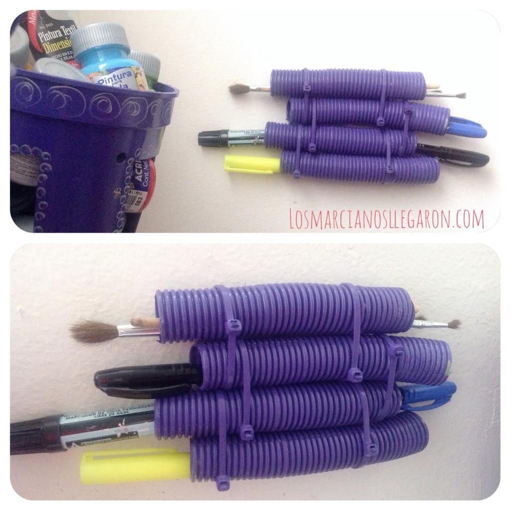 Organizador lápices reciclado