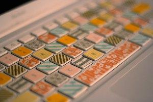 Teclado con washi tape: www.hernewleaf.com