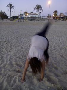 Haciendo el pino...y sí, sobreviví ;-)