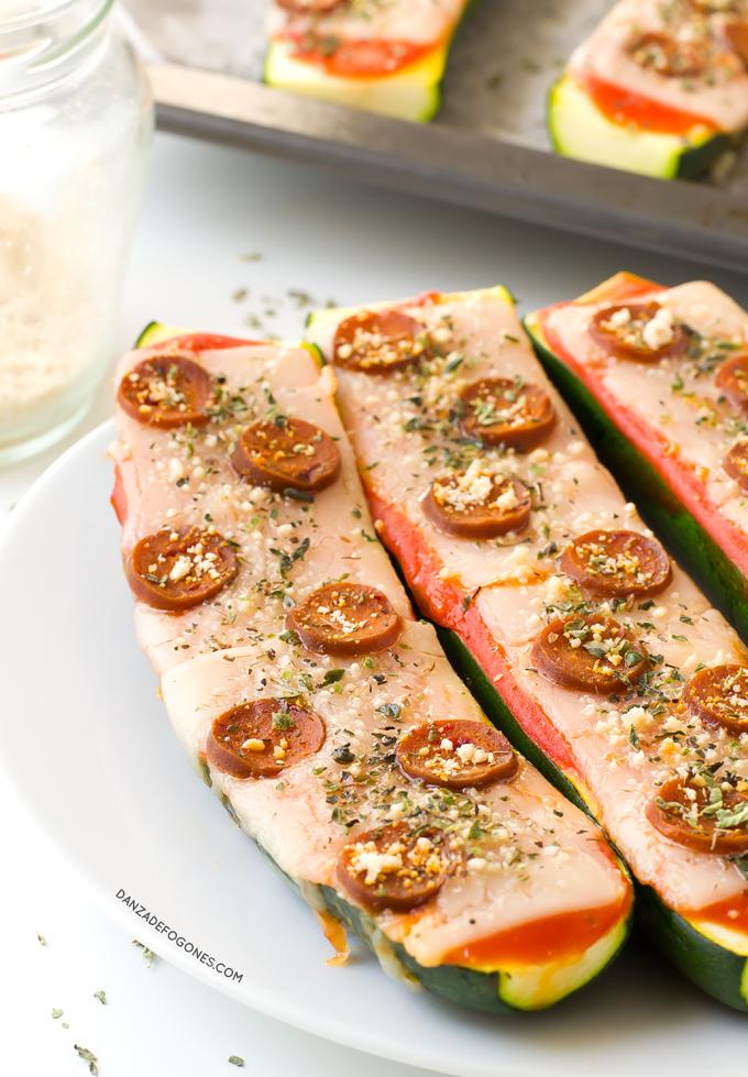 Pizzas veganas de calabacin | danzadefogones.com