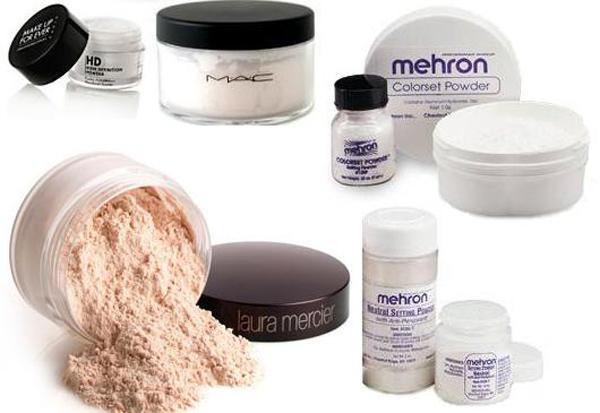 Consejos para eliminar los brillos de la piel polvos