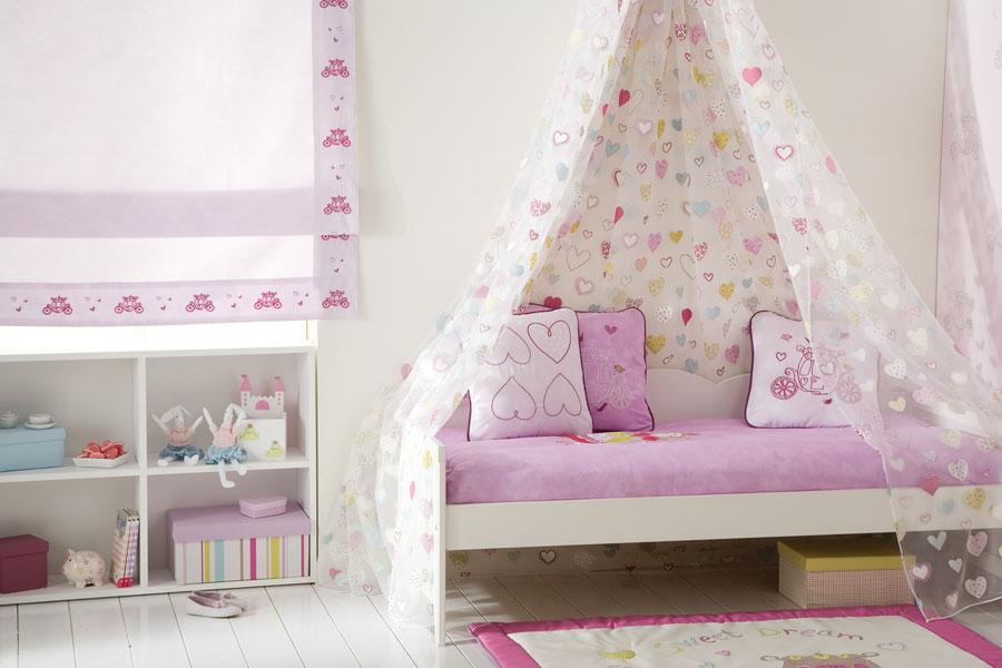 decoración de habitaciones - decoración textil - decoración infantil - corazones