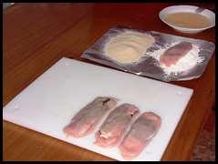 Escalope de pollo relleno 004 Escalopes de pollo rellenos