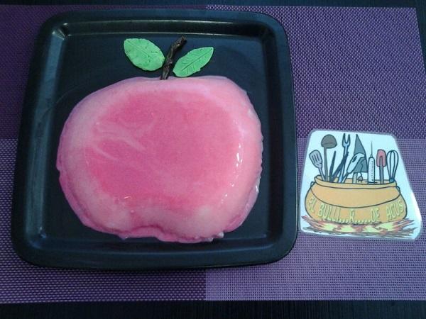 Manzana de pannacotta a la vainilla (2)