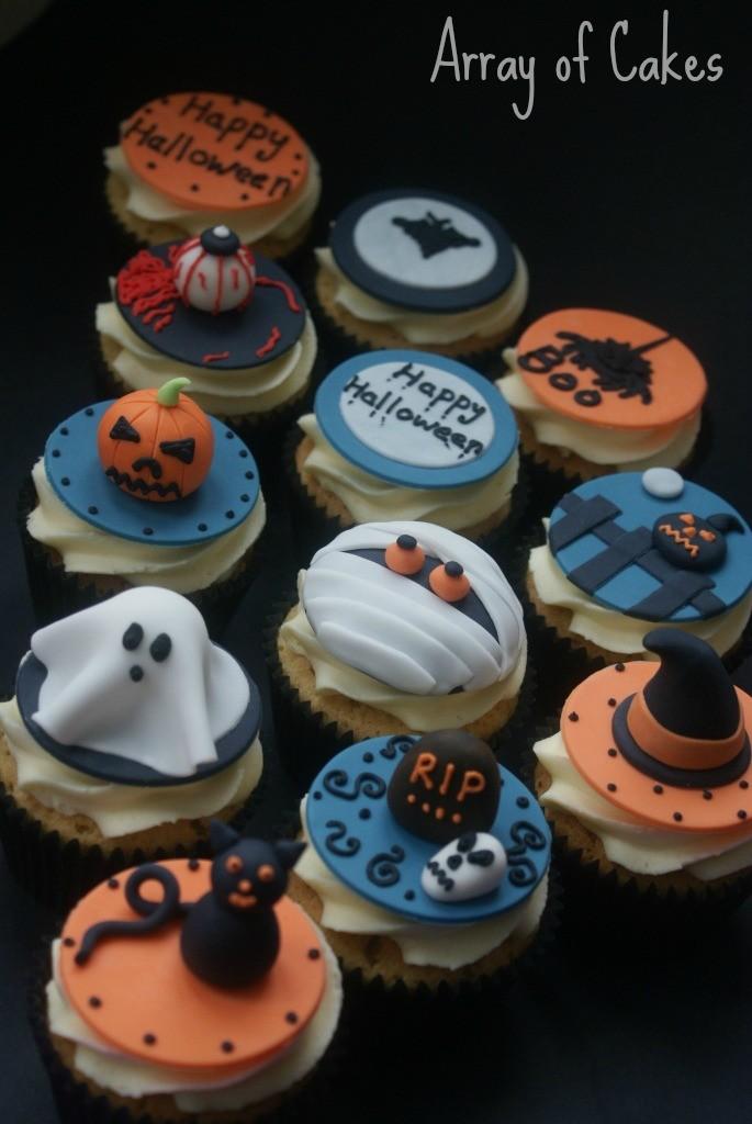 Cupcakes decorados halloween