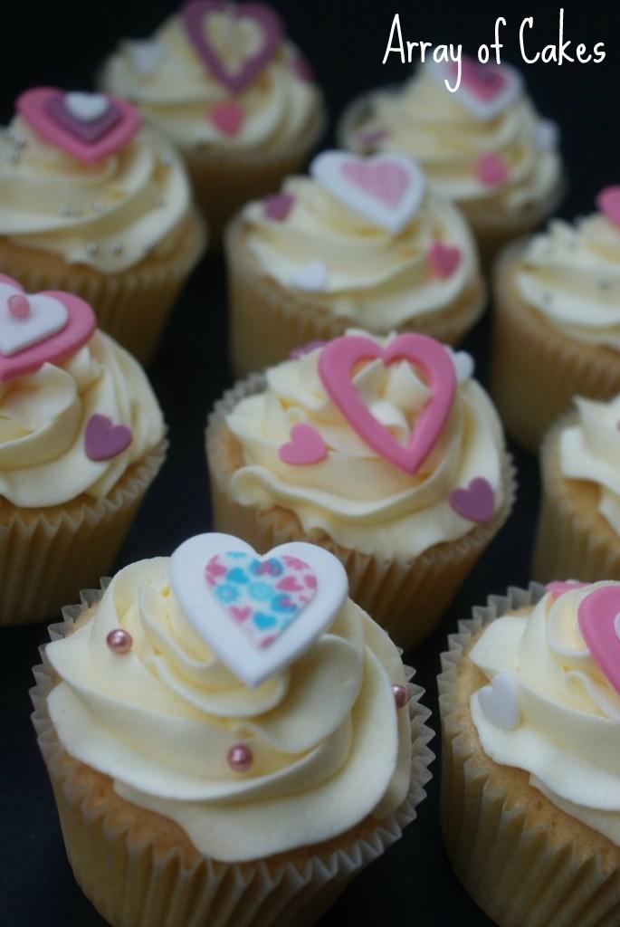 Cupcakes decorados san valentin