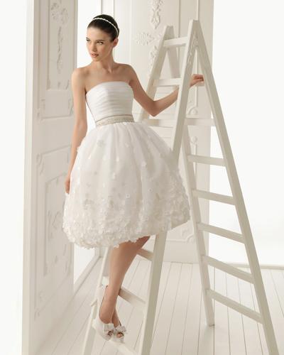 vestidos novia cortos aire barcelona
