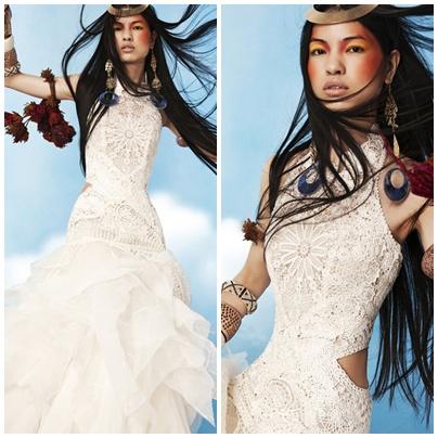 vestido de novia etnico