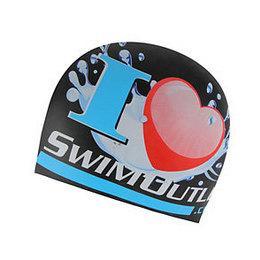 SwimOutlet - I Love SwimOutlet.com Silicone Swim Cap
