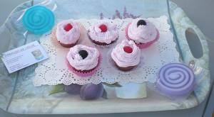 Cupcake Frambuesa con gominola