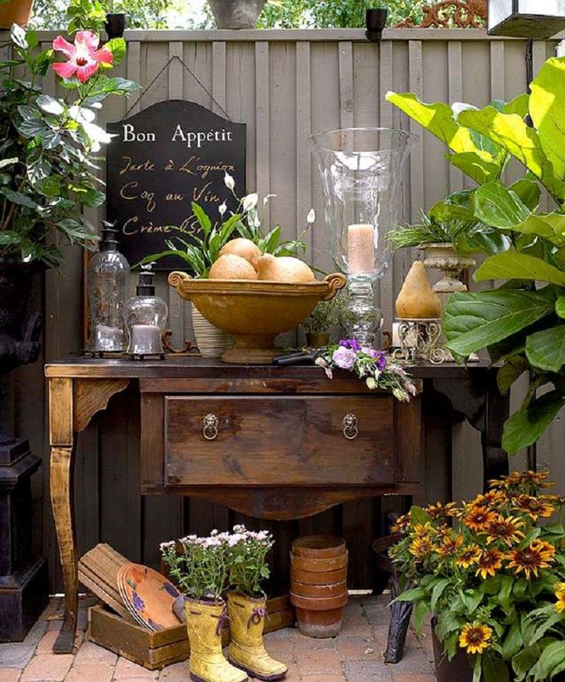 PATIOS DE ESTILO VINTAGE QUE ENAMORAN | Decoración