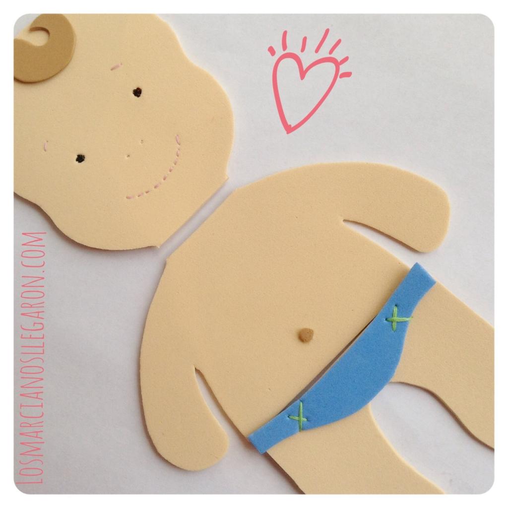 Imán Rompecabezas en forma de Bebé