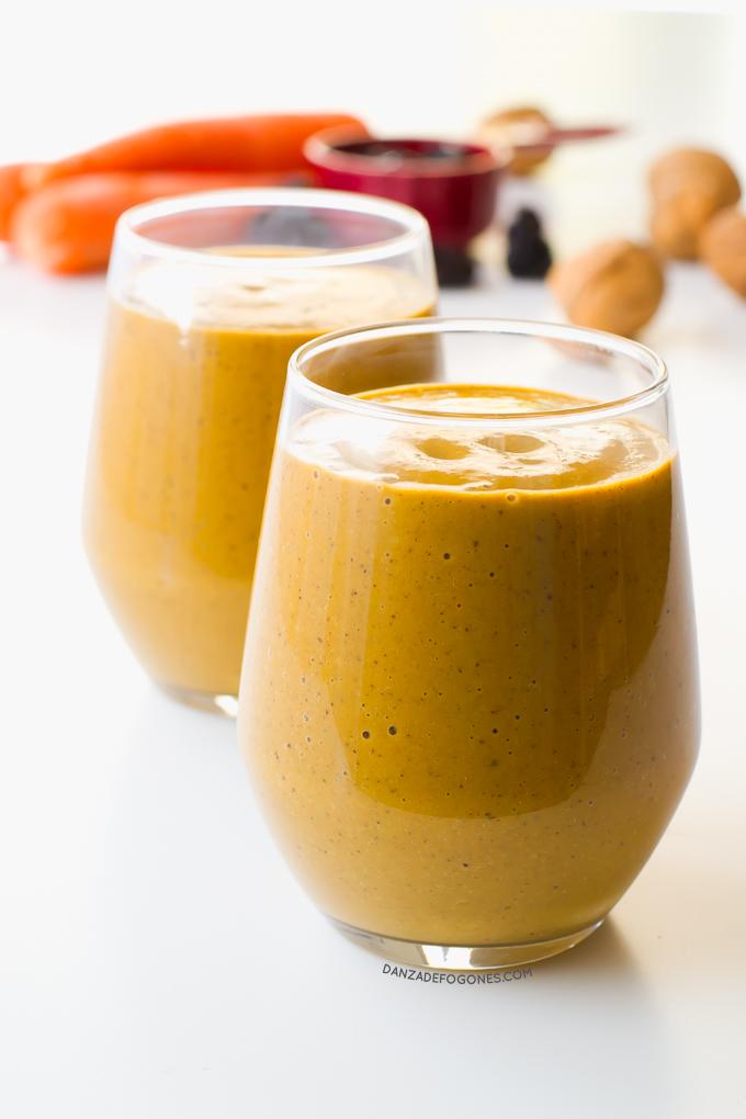 Batido de zanahoria | danzadefogones.com