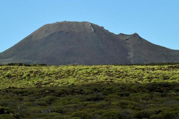 volcan monte de la corona, lanzarote