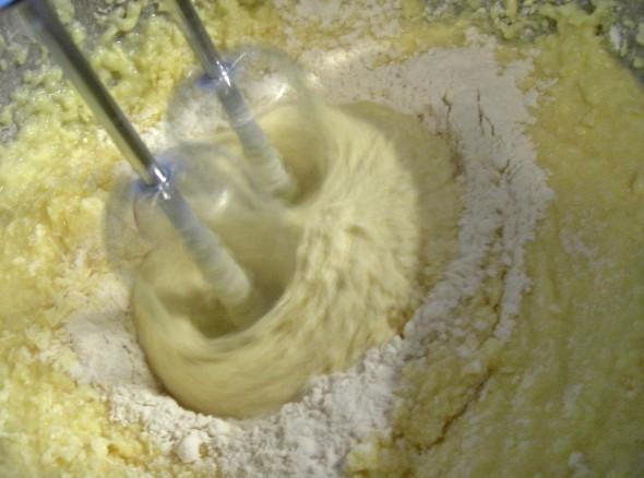 Beating_flour_into_cake_mixture