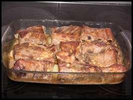 Costilla de cerdo adobada al horno 009 Costilla adobada al horno