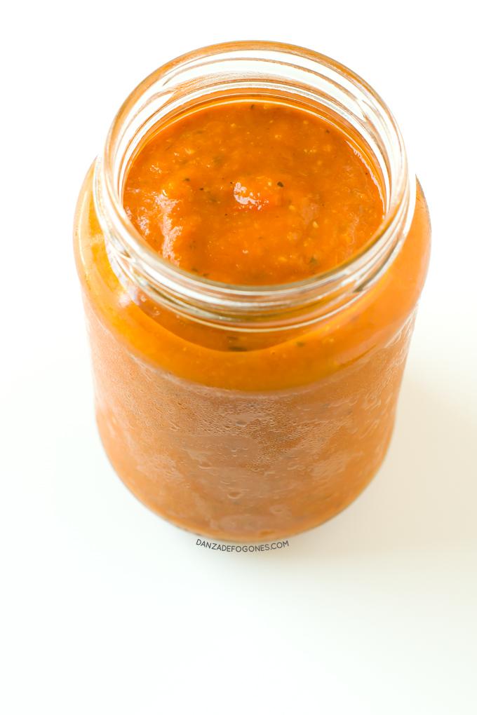 Salsa para enchiladas | danzadefogones.com #danzadefogones