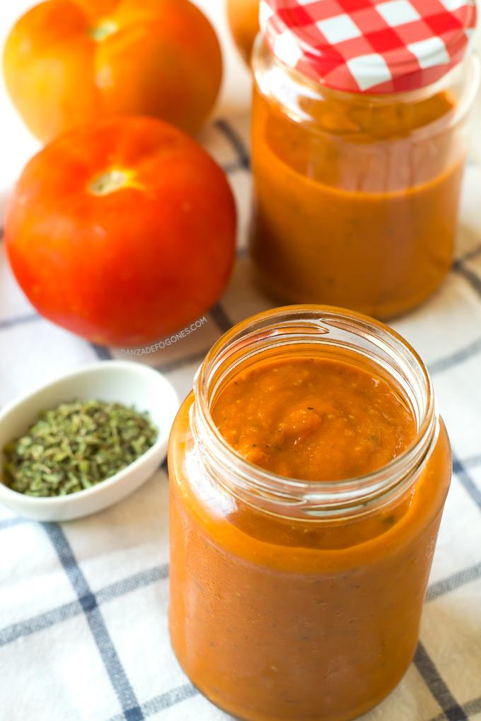 Salsa para enchiladas | danzadefogones.com #danzadefogones