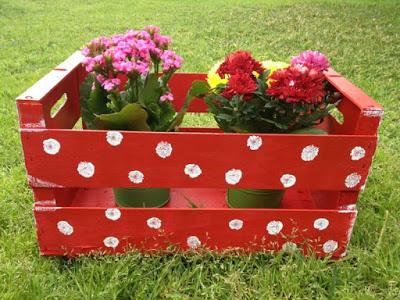 decora tus cajas con lunares