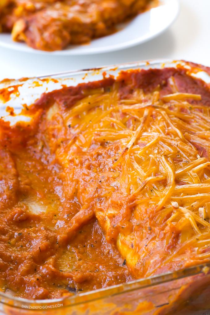 Enchiladas veganas | danzadefogones.com #danzadefogones