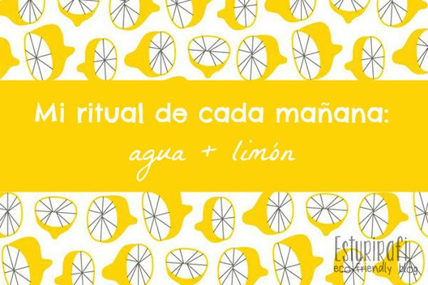 Mi ritual de cada mañana #vidasana #limon