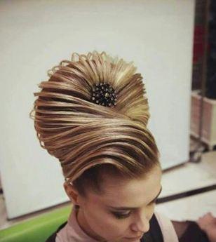 Recogido tendencia volumen caracola