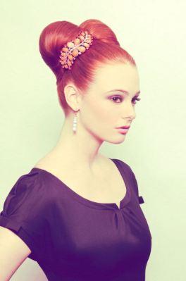 Peinado tendencia dos moños