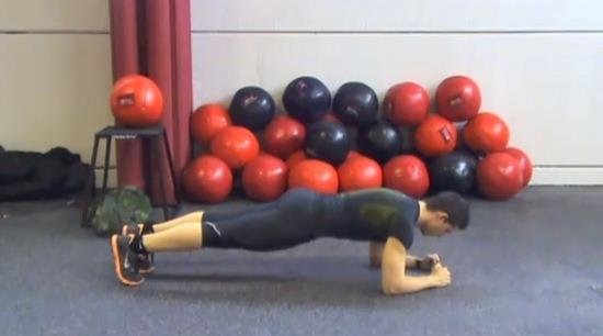 isometricos abdominales plancha