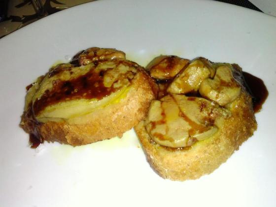 tosta de foie gourmet