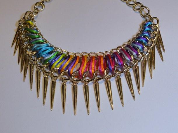 Collar pinchos DIY lapiperiadenewyorkdiy.wordpress.com 10