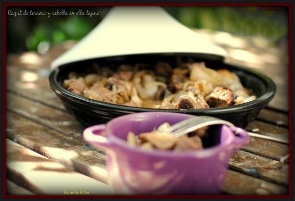 ragut de ternera y cebolla en olla tajine 02