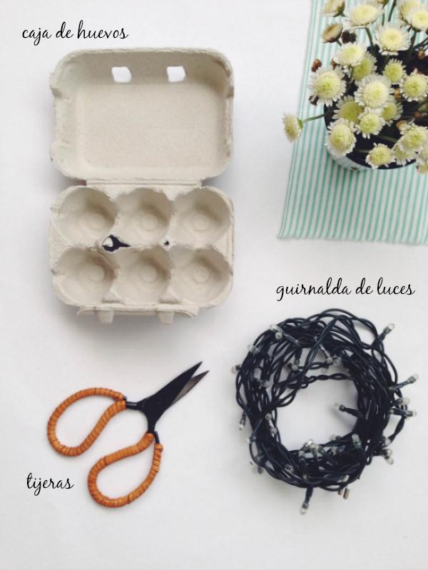 cómo hacer guirnalda de luces