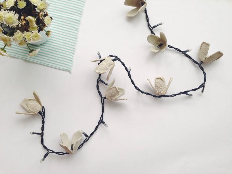 cómo hacer guirnalda de luces