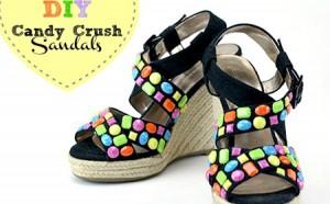 Sandalias estilo Candy Crush