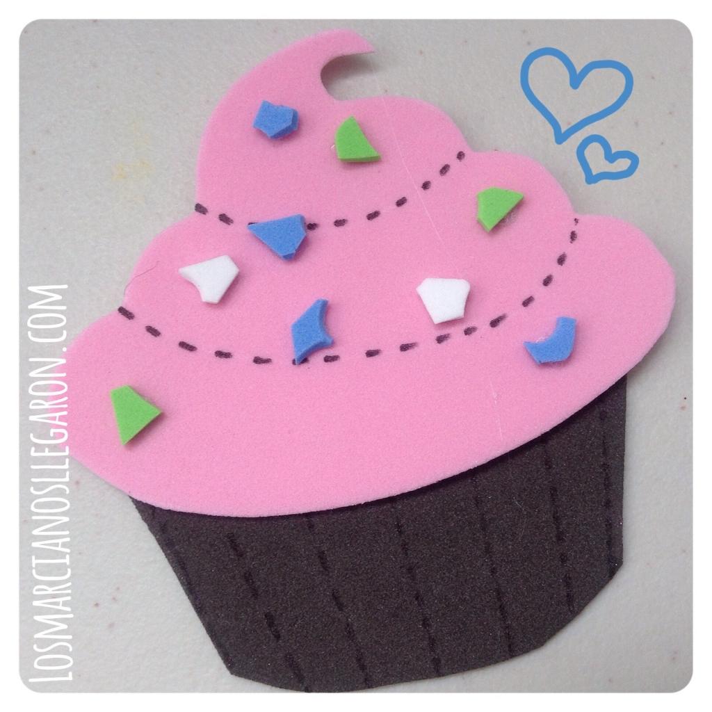 Marcalibros de Cupcake Foami
