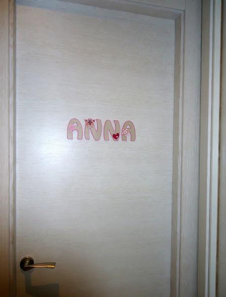 Letras en madera Anna - Decorated wooden letters