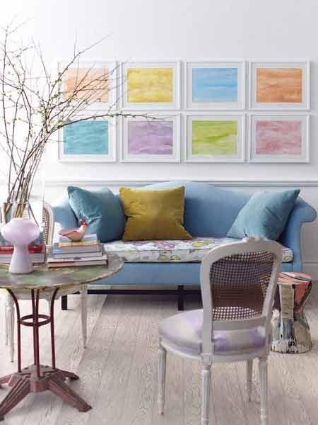 Decorar con cuadros.