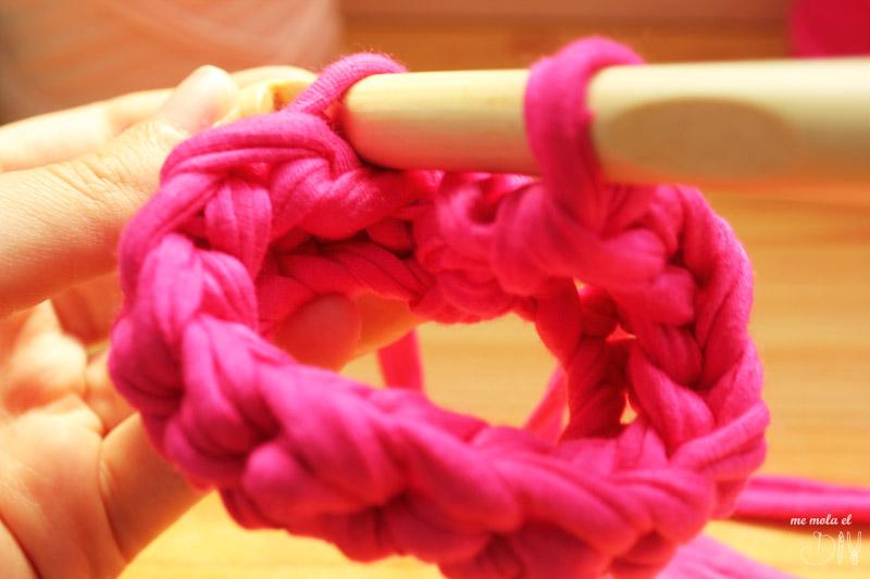 Primera vuelta tutorial maxi pulsera de trapillo