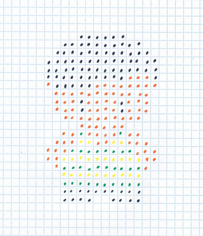 patrón hama beads niño bububú