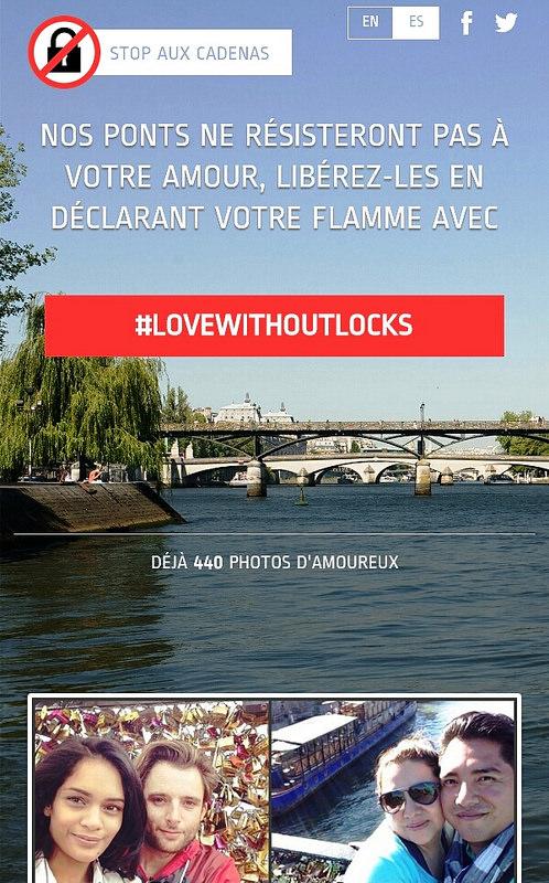 Campaña Amor Sin Candados-París