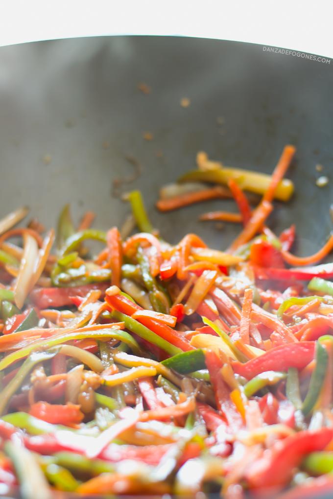 Wok de verduras | danzadefogones.com #danzadefogones