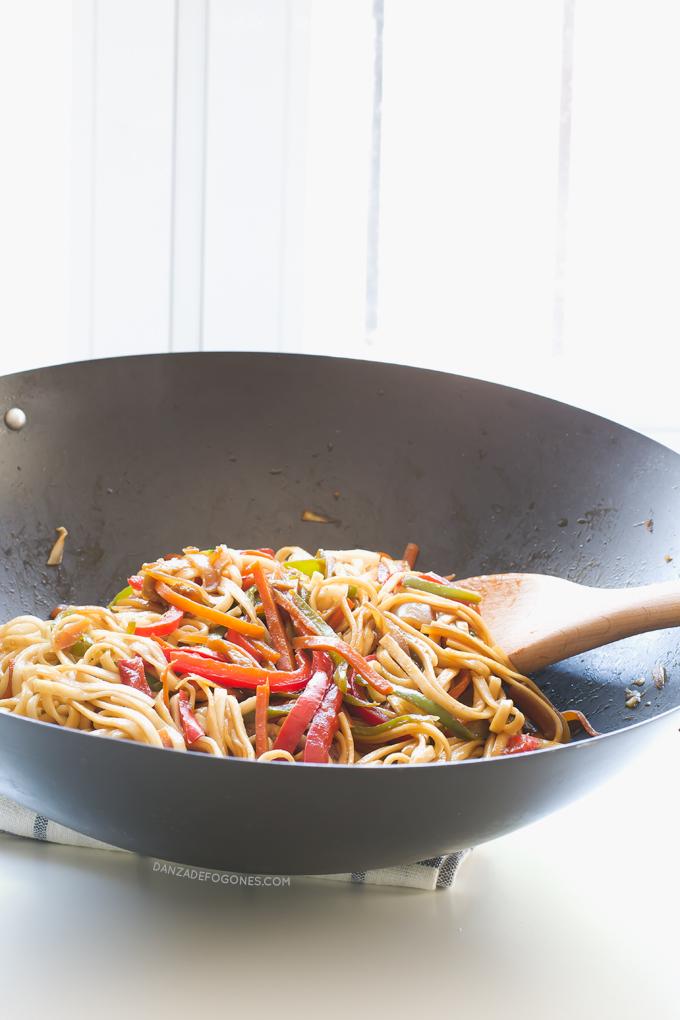 Noodles con verduras | danzadefogones.com #danzadefogones