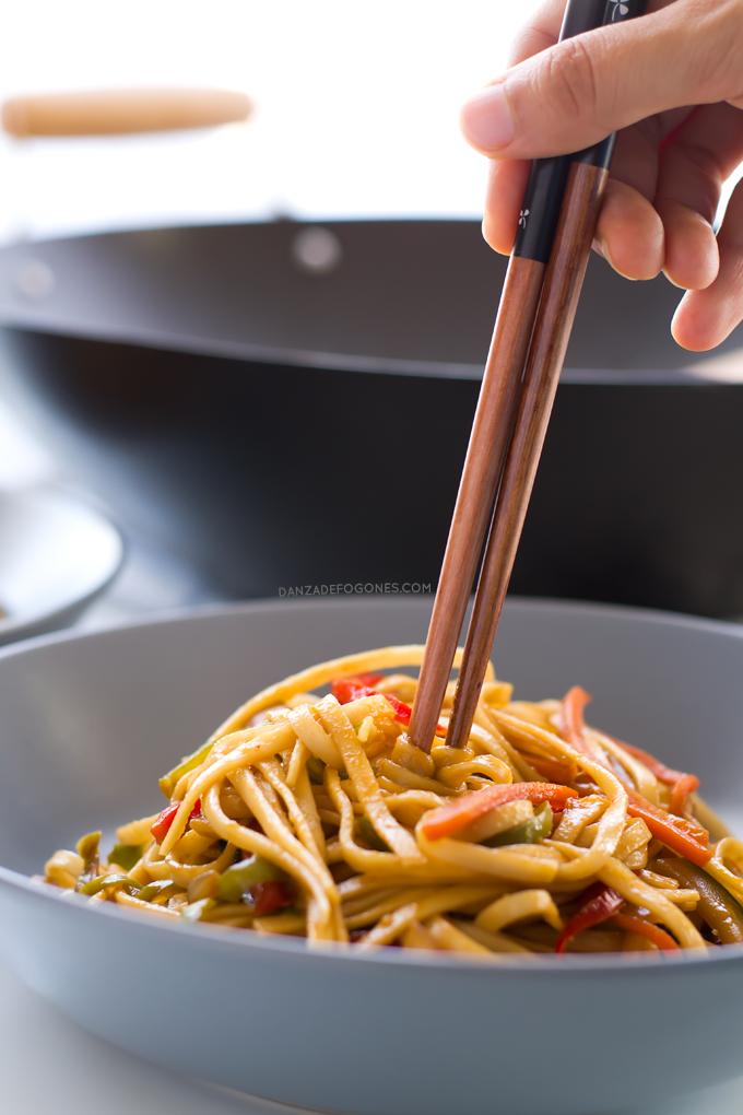 Noodles con verduras | danzadefogones.com-danzadefogones