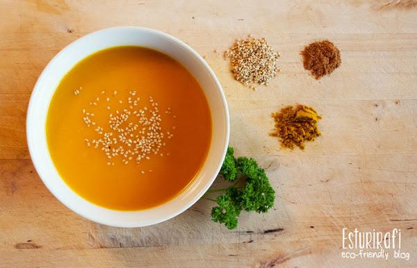 Las recetas de Esturirafi. Crema de calabaza y curry #recetas