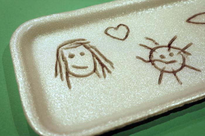 sellos con bandeja de poliestireno