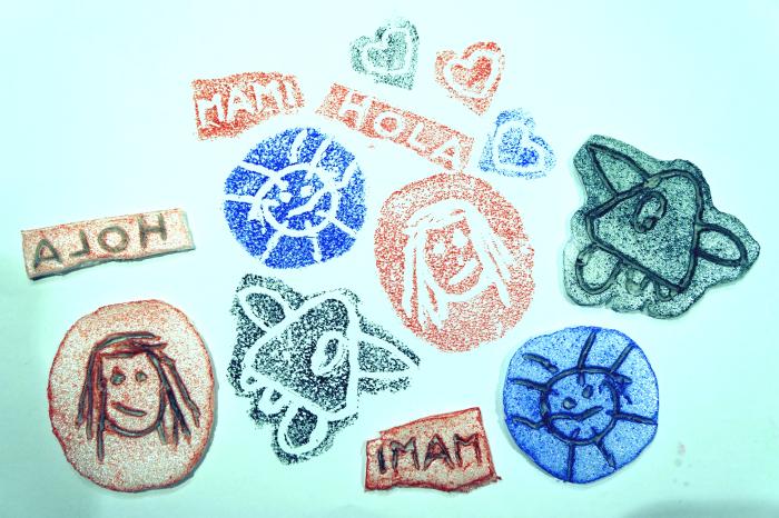 sellos con bandeja de poliestireno