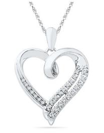 Cadena y pendiente de corazon regalos romanticos