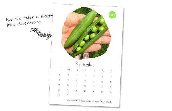 Bienvenido septiembre #calendario #descargable