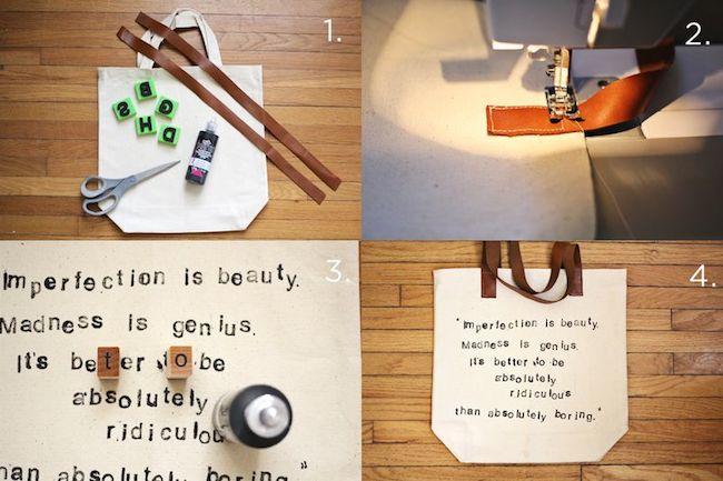 personalizar bolso materiales