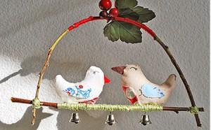 Colgante de pájaros